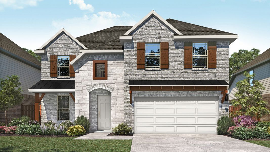 Elevation 2 - Mimosa Floor Plan