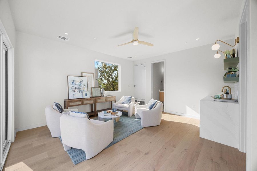 Furnished interior view inside a new home in , Austin (Image 25).