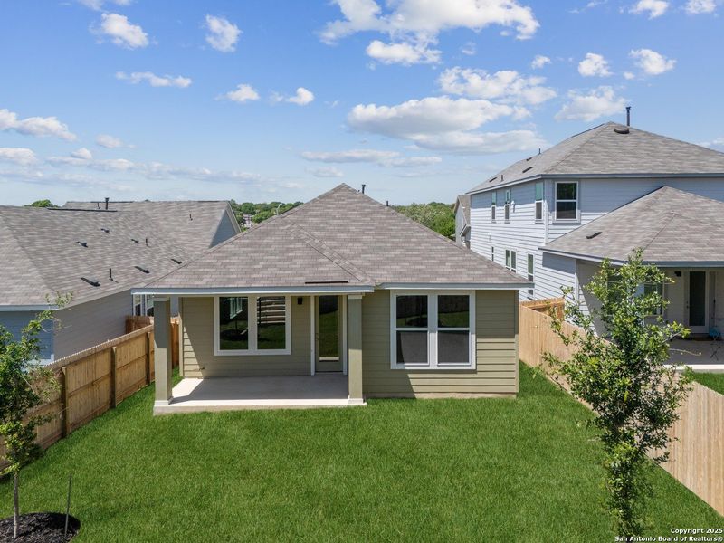 Front exterior of a new home in Avondale, San Antonio, TX, highlighting curb appeal (Image 2). Front exterior of a new home in Avondale, San Antonio, TX, highlighting curb appeal (Image 2).