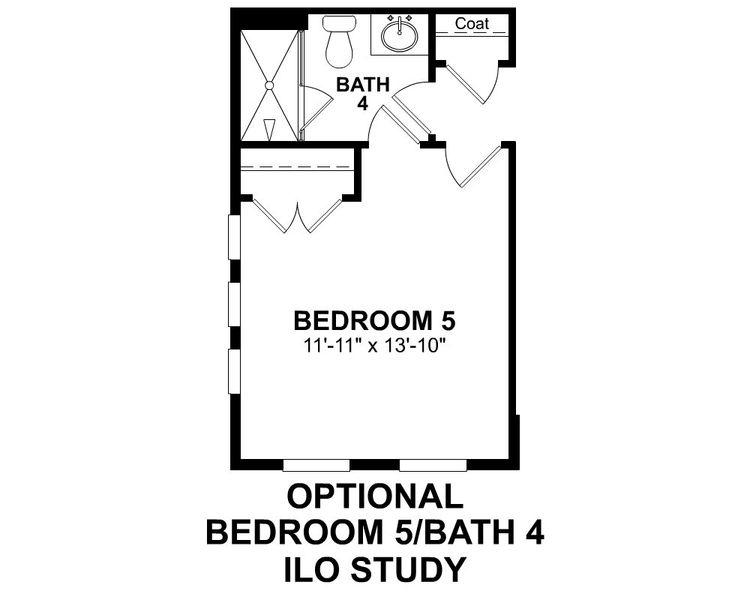 2D floor plan layout for the Riverside by Beazer Homes in Wisteria at GreenHouse, Marietta, GA (Image 16).