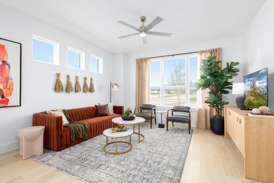 Furnished interior view inside a new home in Solterra Texas, Mesquite (Image 3).
