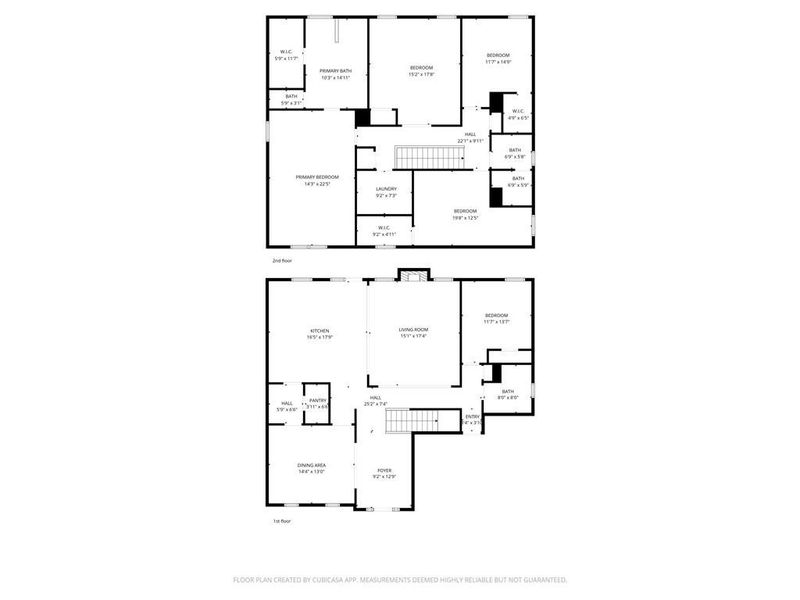 2D floor plan layout of this home in Butner Estates, College Park, GA (Image 6).