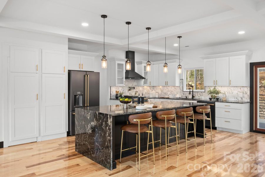 Furnished interior view inside a new home in , Mills River (Image 43).