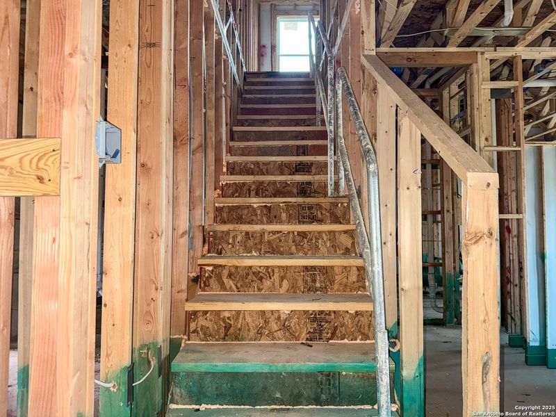 In-progress construction of a new home in Cordova Trails, Seguin, TX (Image 22).