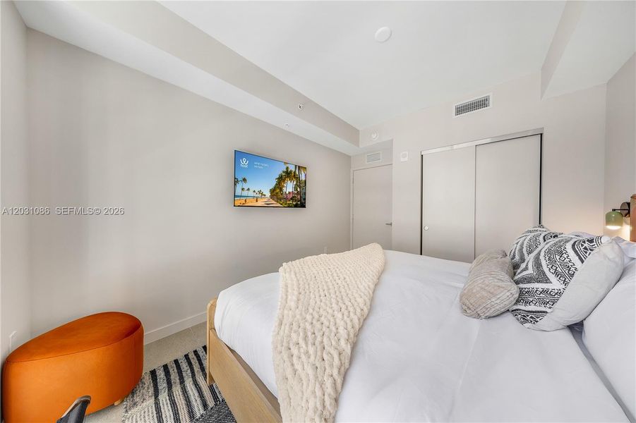 Furnished interior view inside a new home in , Miami (Image 13).