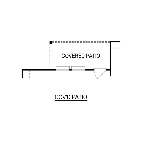 2D floor plan layout of this home in Trails of Lavon, Lavon, TX (Image 5).