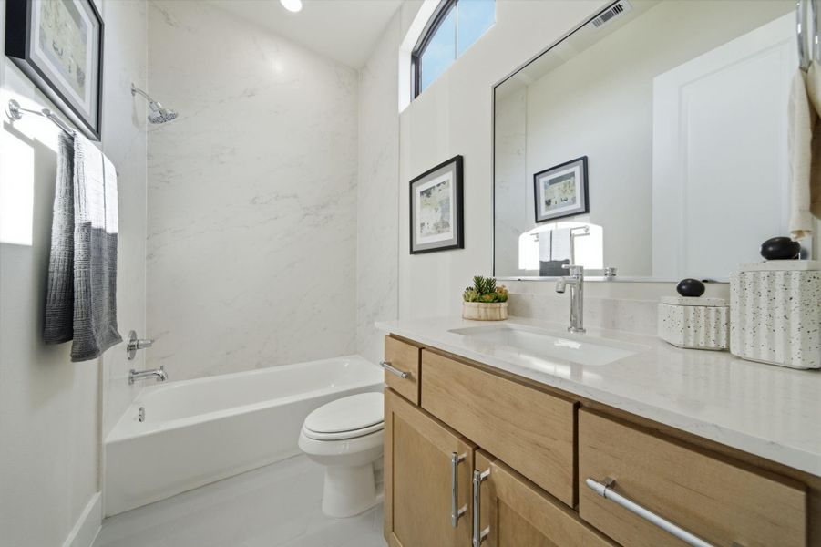 Furnished interior view inside a new home in Spring Valley Creek, Houston (Image 33).