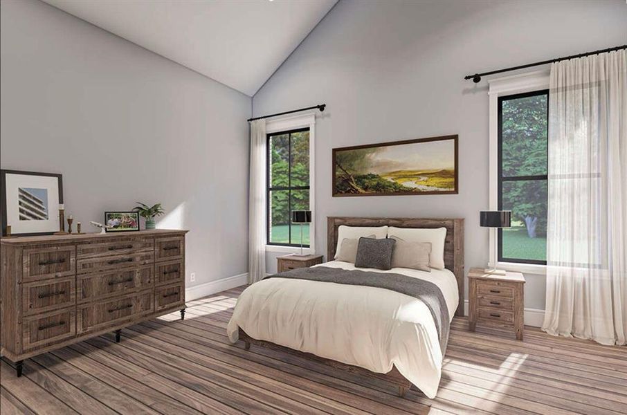 Furnished interior view inside a new home in Parallel Pastures, Poolville (Image 28).