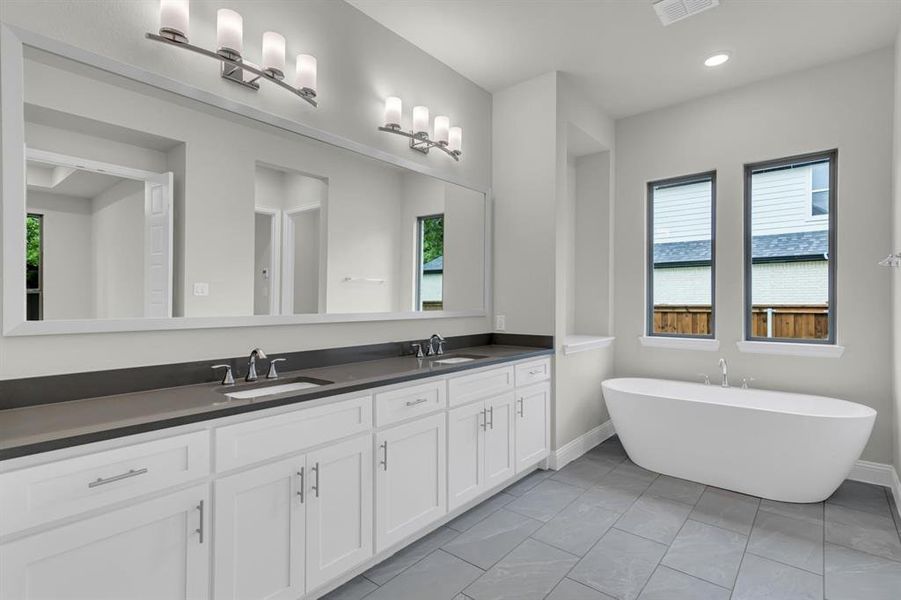 The Brookdale II D Primary Suite Bathroom