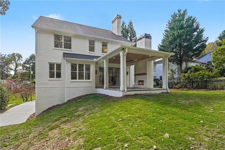 Exterior details and patio area of a home in , Atlanta (Image 31).