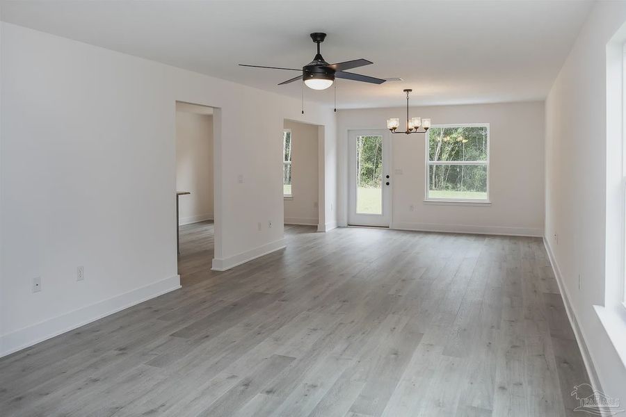 Spacious, unfurnished interior of a new home in Parkland Place, Pace (Image 11).
