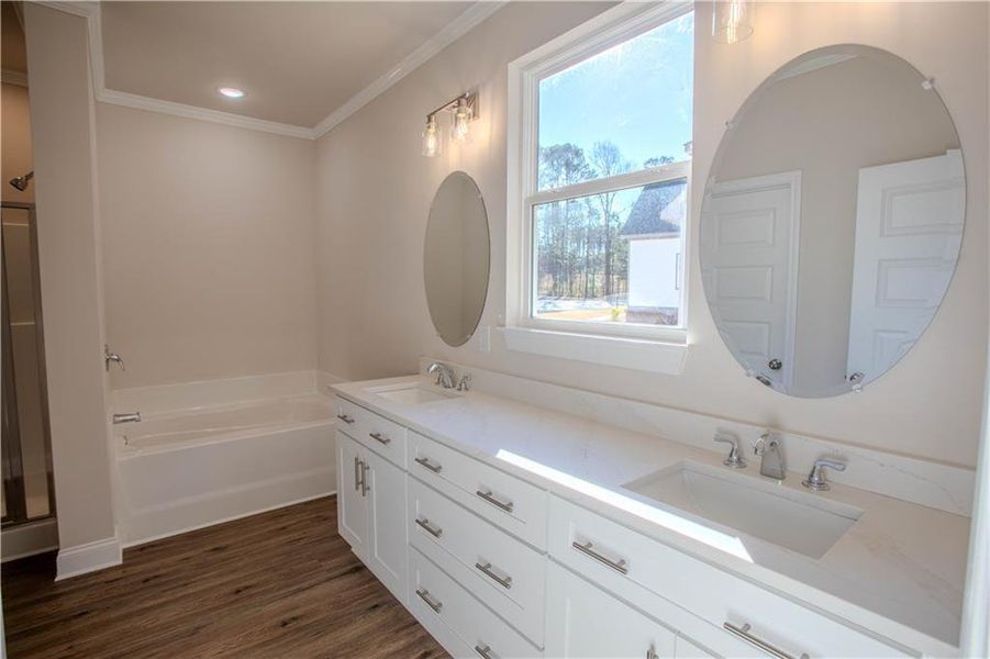 Furnished interior view inside a new home in , Villa Rica (Image 8). Furnished interior view inside a new home in , Villa Rica (Image 8).