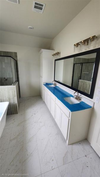 In-progress construction of a new home in Paloma Ranches, New Fairview, TX (Image 7).