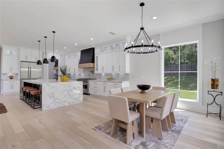 Furnished interior view inside a new home in , Suwanee (Image 25).