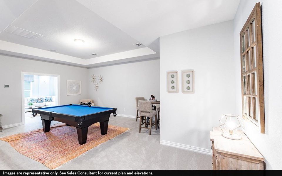 Furnished interior view inside a new home in Suncreek Estates, Rosharon (Image 12).