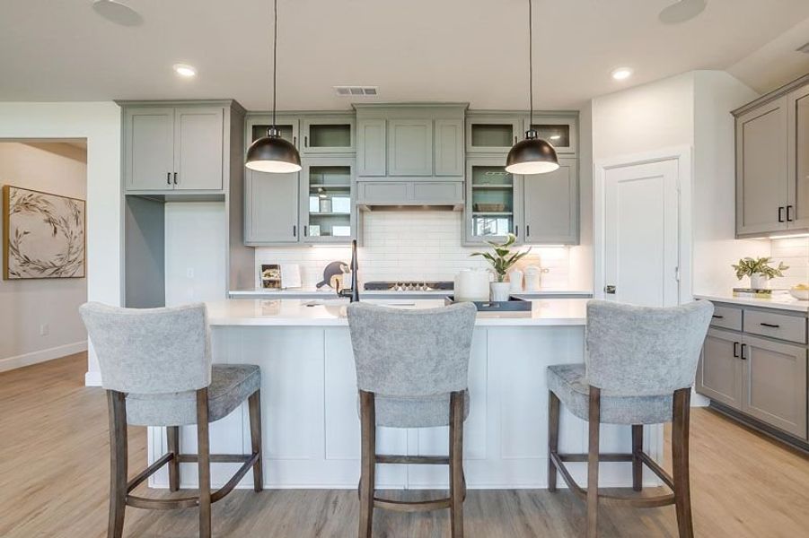 Furnished interior view inside a new home in Creekside, Royse City (Image 8).
