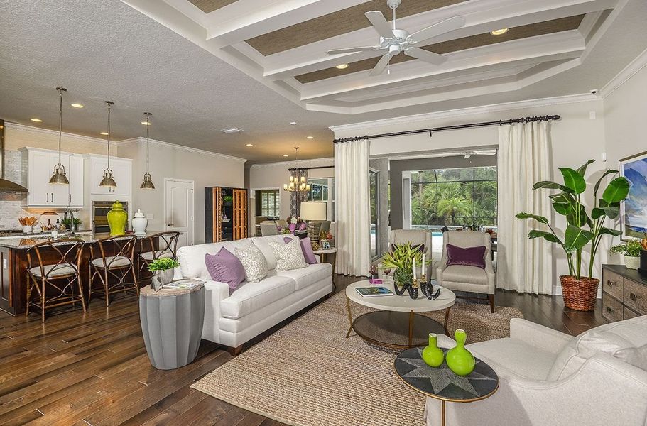 Furnished interior view inside a new home in Grand Palm, Venice (Image 7).