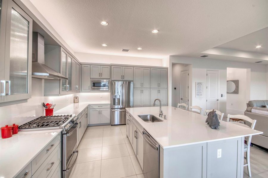 Furnished interior view inside a new home in , Port St. Lucie (Image 35).