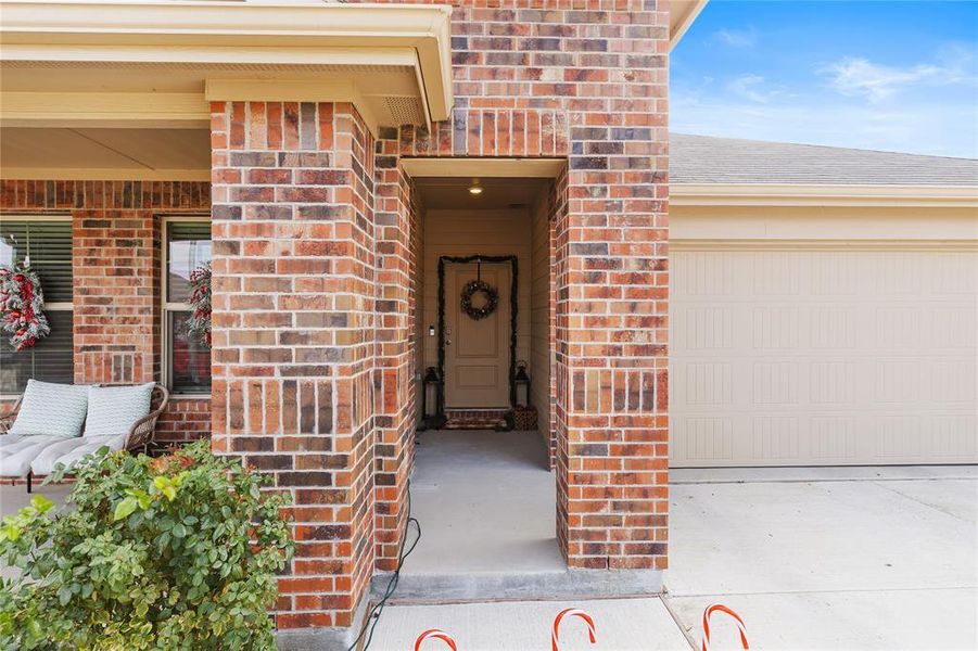 Exterior details and patio area of a home in Liberty Trails, Fort Worth (Image 3).