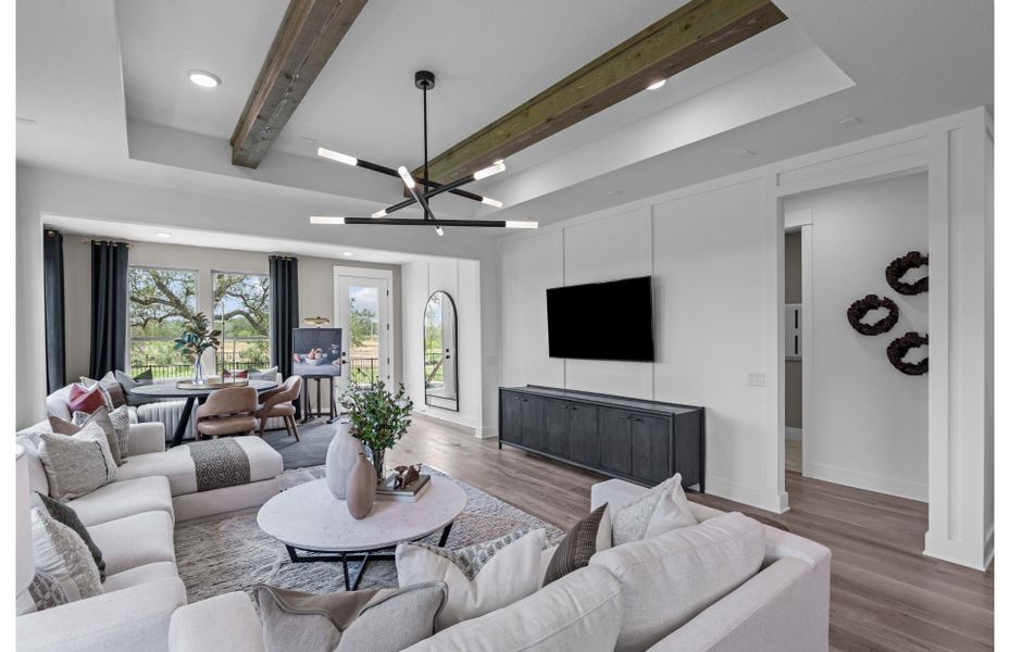 Furnished interior view inside a new home in Del Webb New Braunfels at Veramendi, New Braunfels (Image 10).