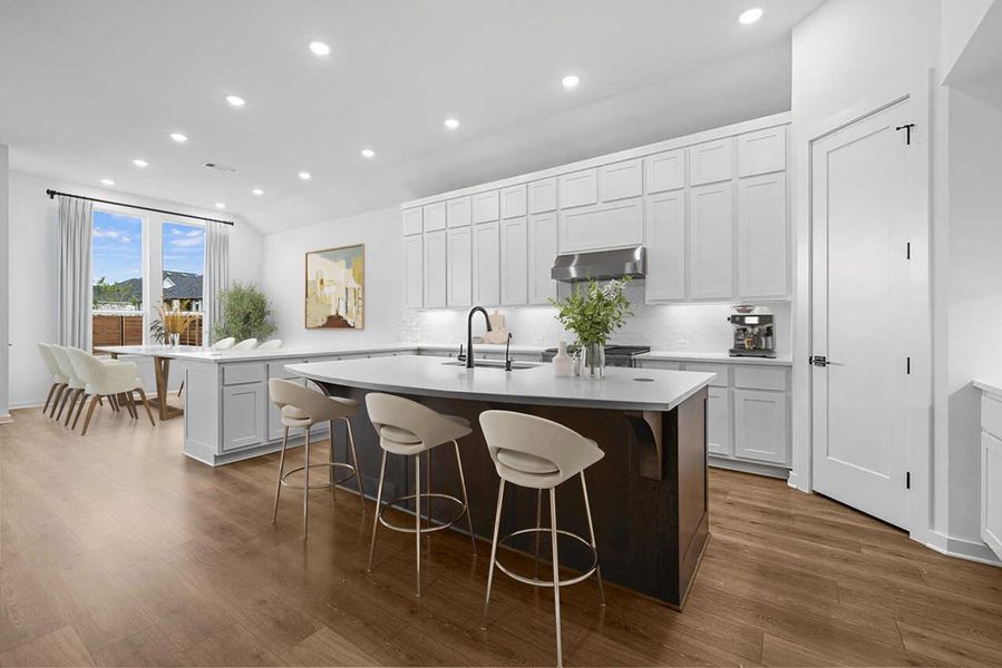 Furnished interior view inside a new home in Broken Oak, Georgetown (Image 2). Furnished interior view inside a new home in Broken Oak, Georgetown (Image 2).