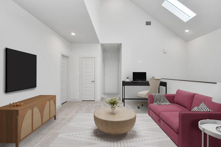 Furnished interior view inside a new home in Antigua, Houston (Image 12).