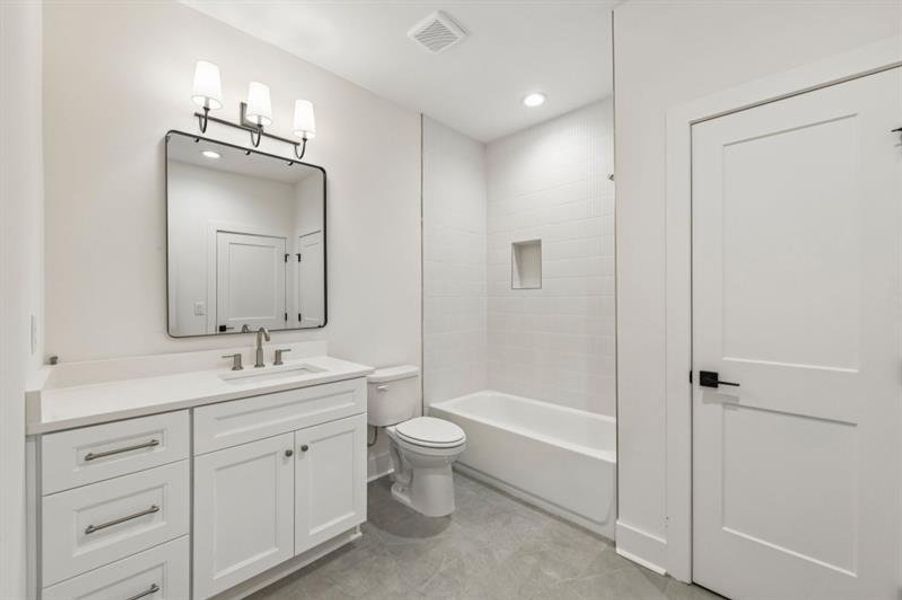 Furnished interior view inside a new home in Skyview On Broad, Sugar Hill (Image 17).