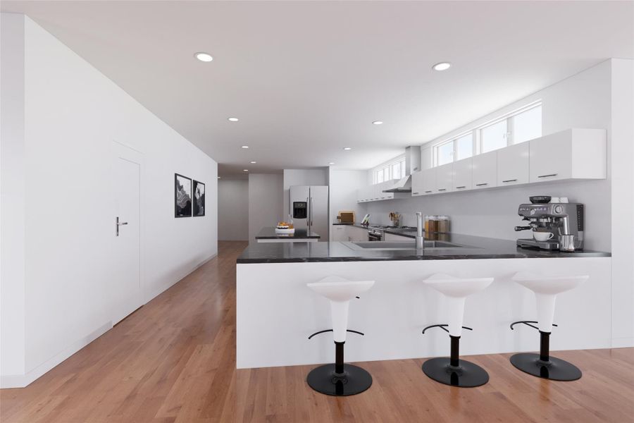 Digital Rendering of the Kitchen Digital Rendering of the Kitchen