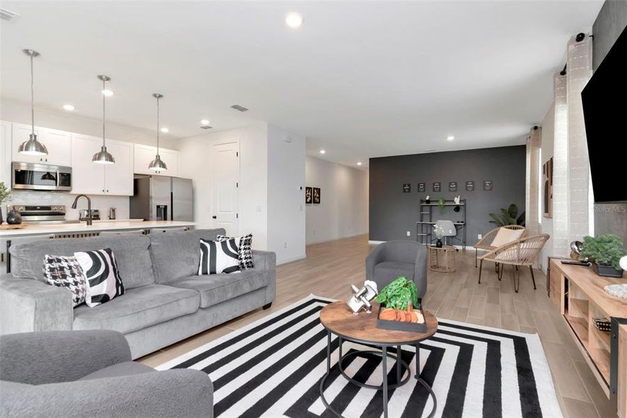 Furnished interior view inside a new home in , Davenport (Image 18).