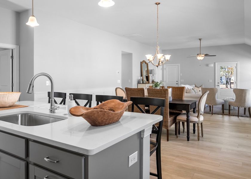 Furnished interior view inside a new home in Osprey Landing, Southport (Image 15).