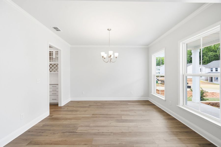 Spacious, unfurnished interior of a new home in Carriage Estates, Lexington (Image 29). Spacious, unfurnished interior of a new home in Carriage Estates, Lexington (Image 29).