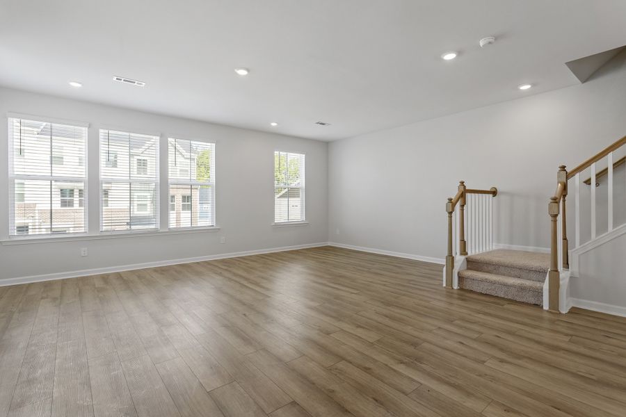 Spacious, unfurnished interior of a new home in Renaissance at White Oak, Garner (Image 20). Spacious, unfurnished interior of a new home in Renaissance at White Oak, Garner (Image 20).