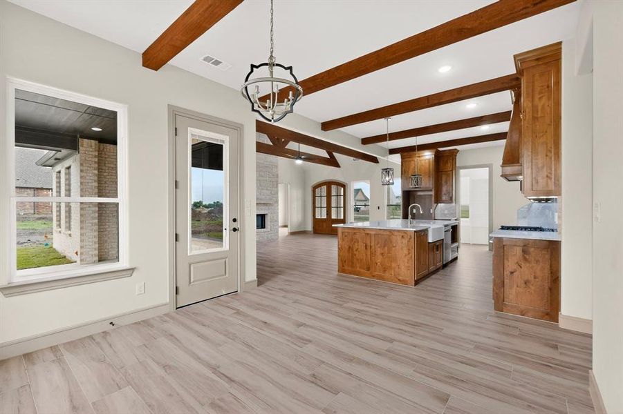 Furnished interior view inside a new home in , Celeste (Image 5).