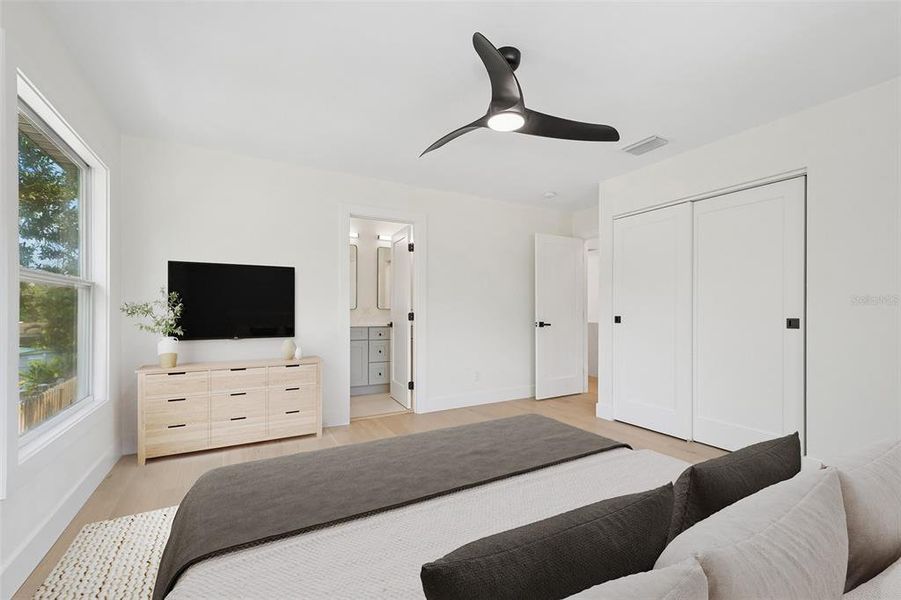 Furnished interior view inside a new home in , Sarasota (Image 10).