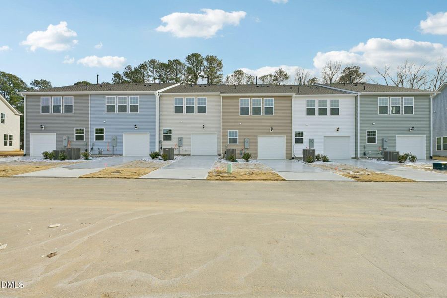 Homes back to private green space area Homes back to private green space area