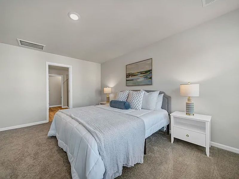 Furnished interior view inside a new home in Percival Village, Columbia (Image 8). Furnished interior view inside a new home in Percival Village, Columbia (Image 8).