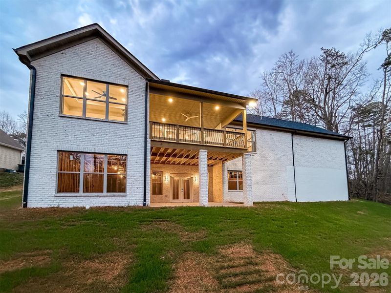 Exterior details and patio area of a home in , Newton (Image 25).