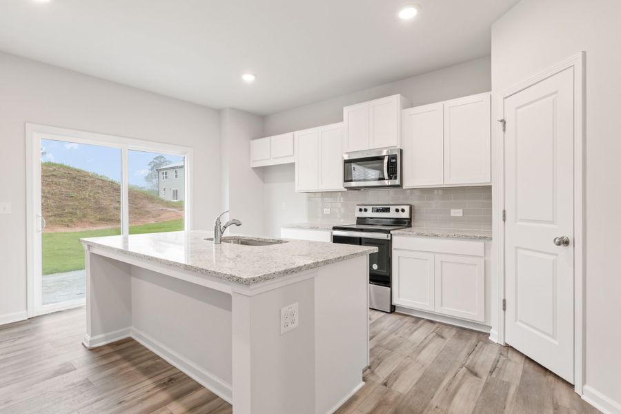 Representative furnished interior of a home built from the Fontana by Century Communities in Belleview Manor, Fairburn (Image 3). Representative furnished interior of a home built from the Fontana by Century Communities in Belleview Manor, Fairburn (Image 3).