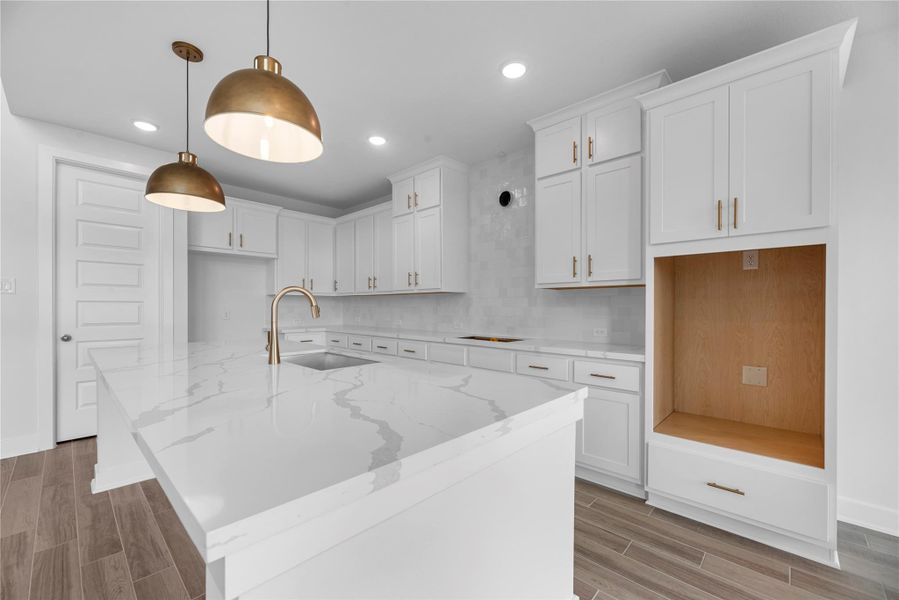 Furnished interior view inside a new home in Cross Creek West, Fulshear (Image 3).