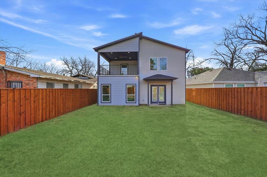 Exterior details and patio area of a home in , Dallas (Image 26). Exterior details and patio area of a home in , Dallas (Image 26).