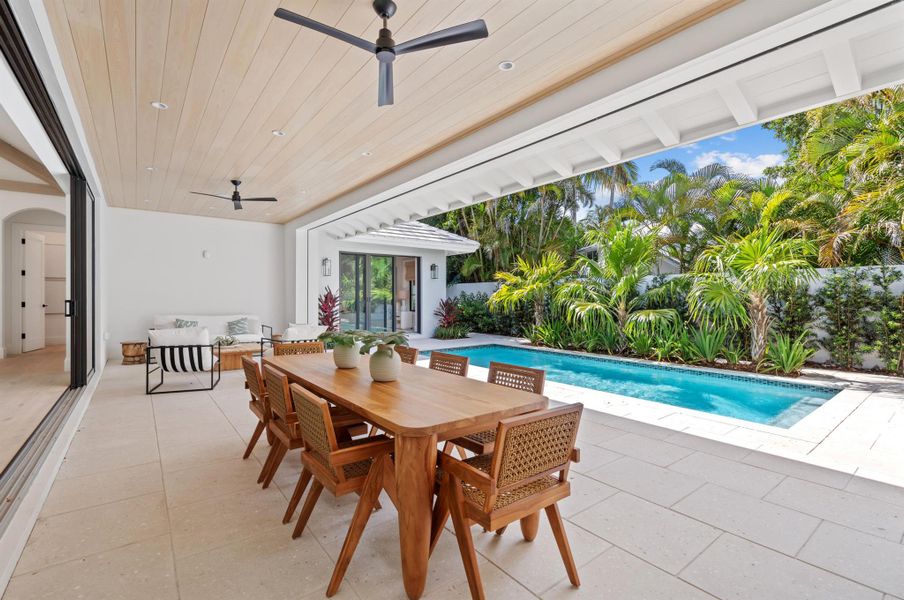Furnished interior view inside a new home in , Delray Beach (Image 17).