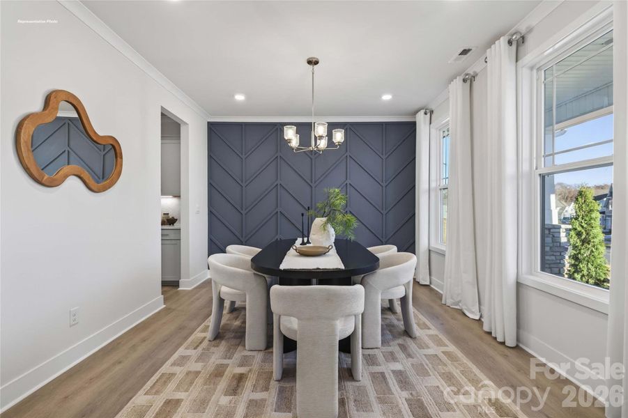Furnished interior view inside a new home in Brantley, Mooresville (Image 9).