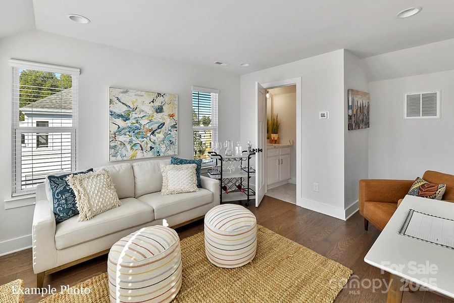 Furnished interior view inside a new home in LOSO Terraces, Charlotte (Image 11).