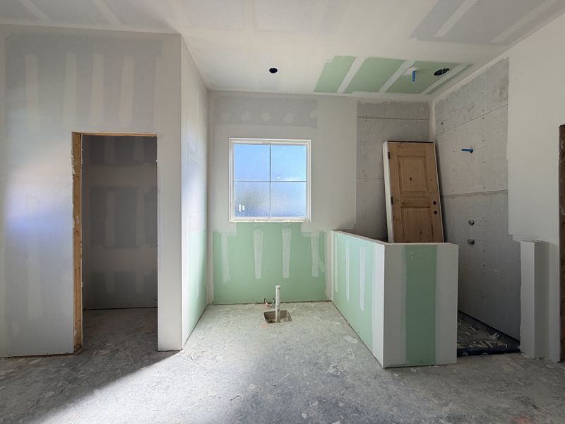 In-progress construction of a new home in Oak Water Ranch, Granbury, TX (Image 35). In-progress construction of a new home in Oak Water Ranch, Granbury, TX (Image 35).