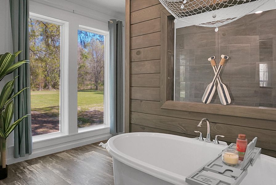 Furnished interior view inside a new home in , Bonneau (Image 46).