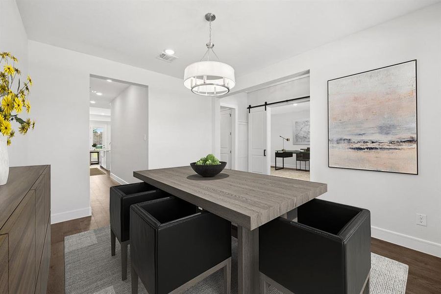 Furnished interior view inside a new home in Lincoln Pointe, Van Alstyne (Image 12). Furnished interior view inside a new home in Lincoln Pointe, Van Alstyne (Image 12).