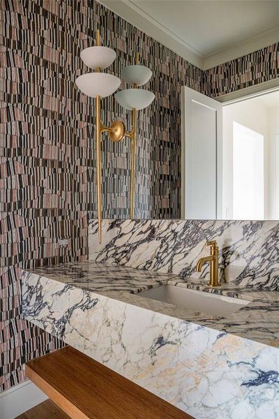 Furnished interior view inside a new home in , Dallas (Image 13).