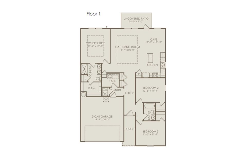 The Harrison Floor Plan