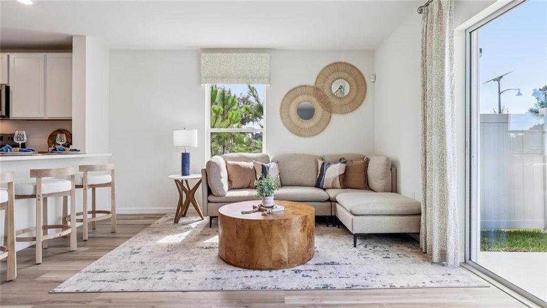Furnished interior view inside a new home in The Towns at Laurel Commons, Ocala (Image 7).