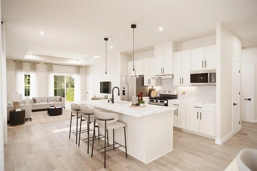 Representative furnished interior of a home built from the Avon by Ryan Homes in Middle Creek Village, Bolivia (Image 2). Representative furnished interior of a home built from the Avon by Ryan Homes in Middle Creek Village, Bolivia (Image 2).